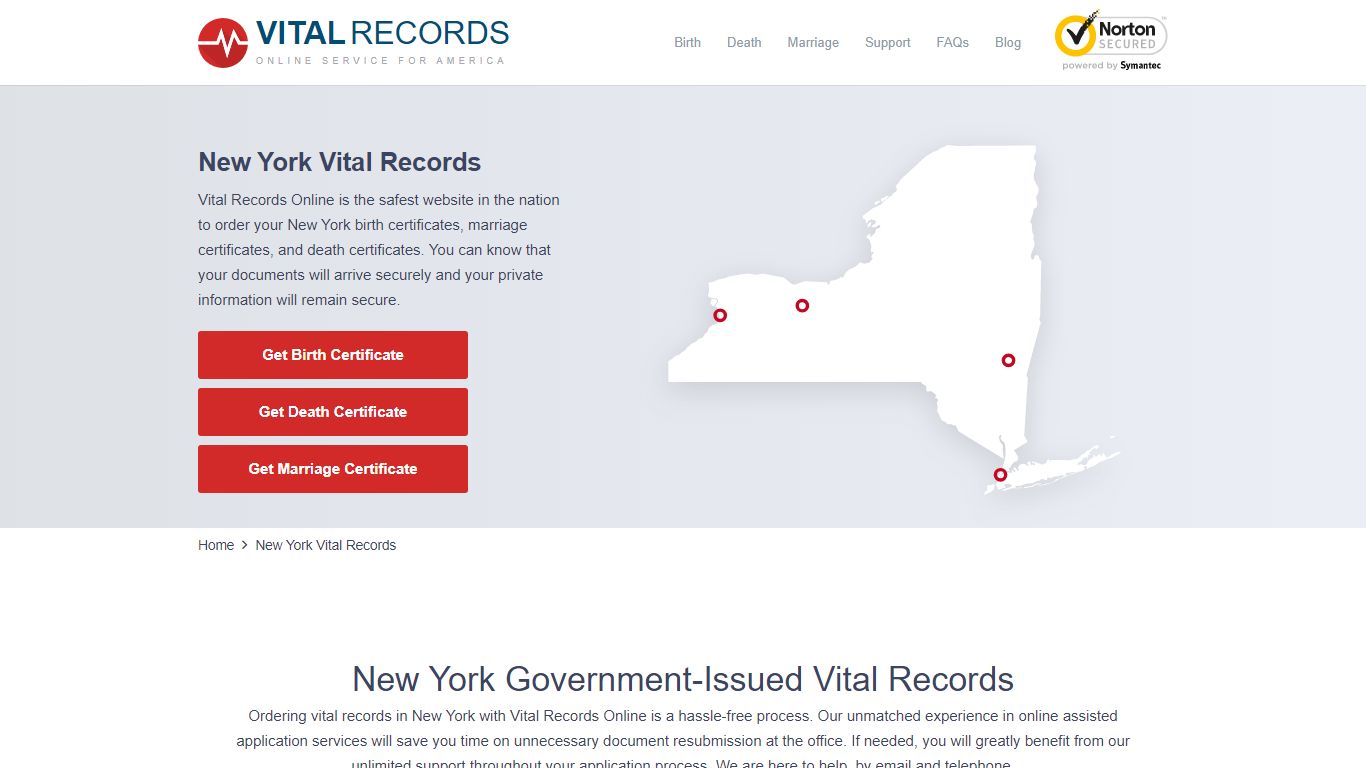 New York Vital Records - Vital Records Online